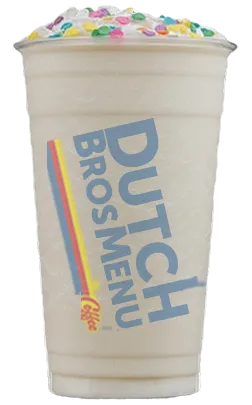 Dutch Bros Birthday Cake w/ Soft Top
