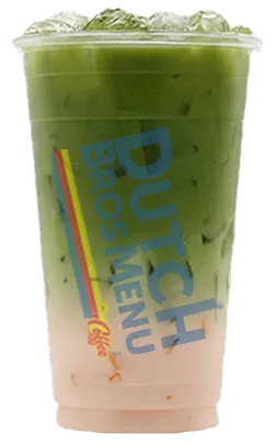 Dutch Bros Peach Matcha Latte