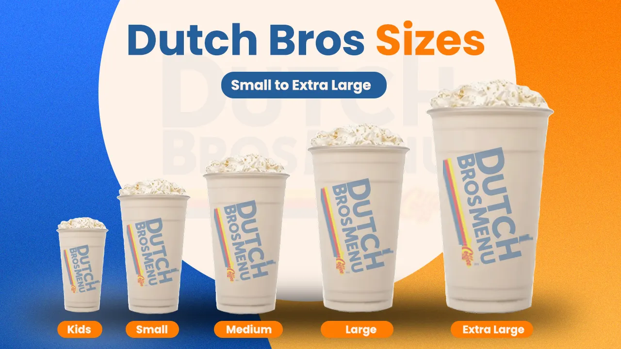 Dutch Bros Sizes