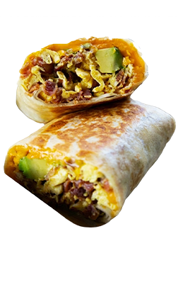 Dutch Bros Bacon Avocado Burrito
